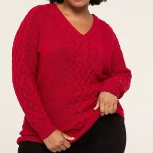 Lane Bryant Red sweater size 18/20